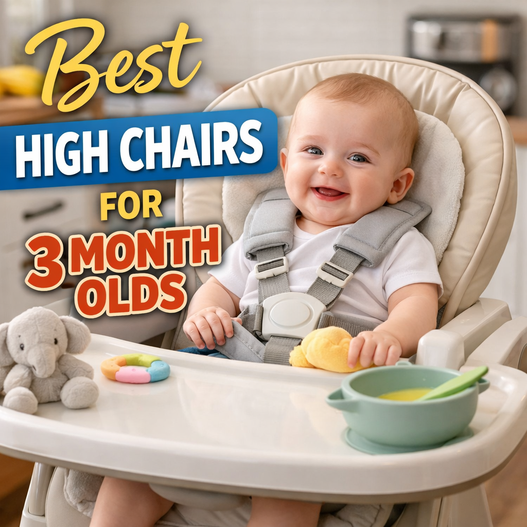 Best High Chairs For 3 Month Olds: The Safe “From-Birth” Picks (Plus a 60-Second Decision Tree)