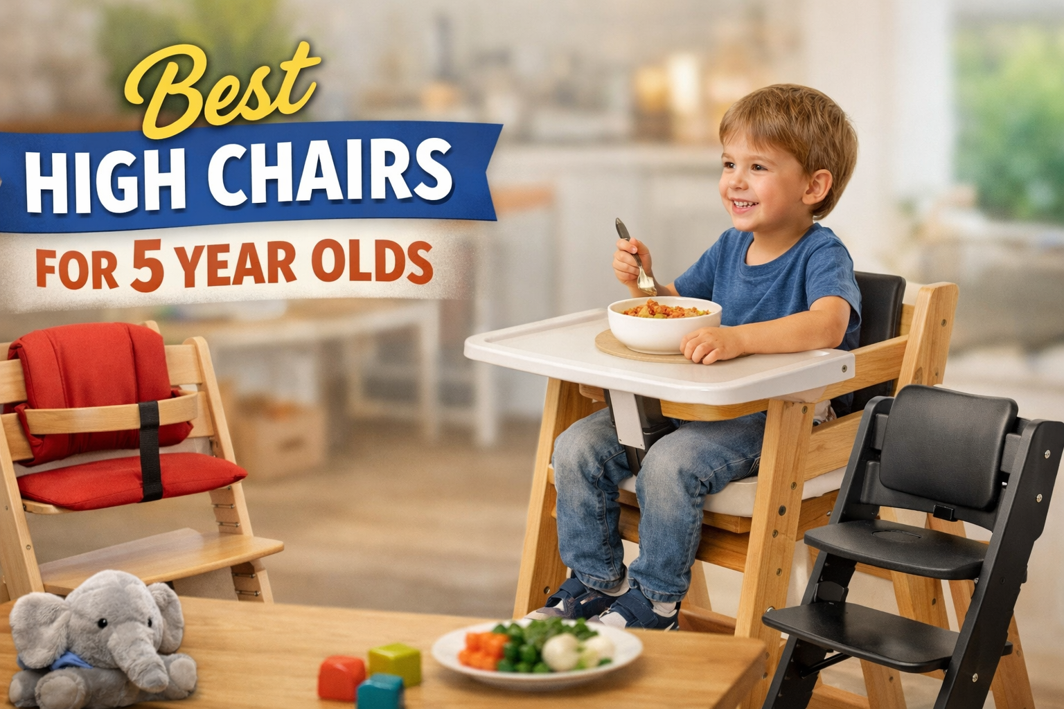 Best High Chairs For 5 Year Olds: What Actually Works (Booster vs Grow-With-Me Chair Decision Guide)