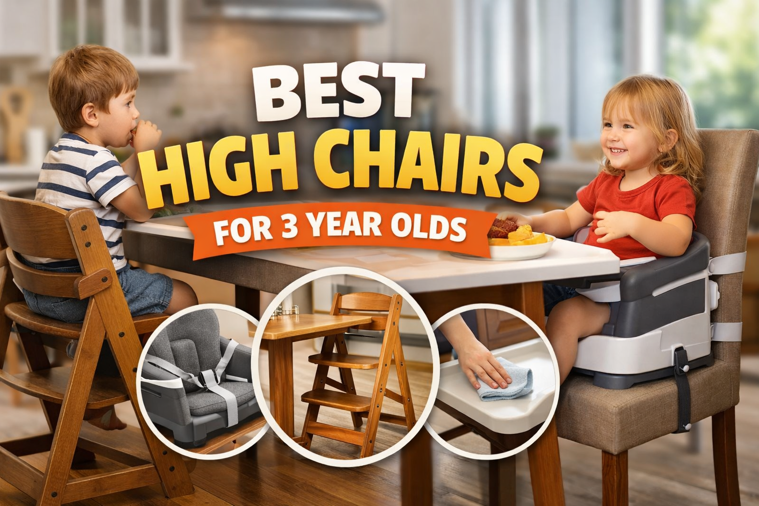 Best High Chairs For 3 Year Olds: The No-Regret Guide (High Chair vs Booster vs Youth Chair)