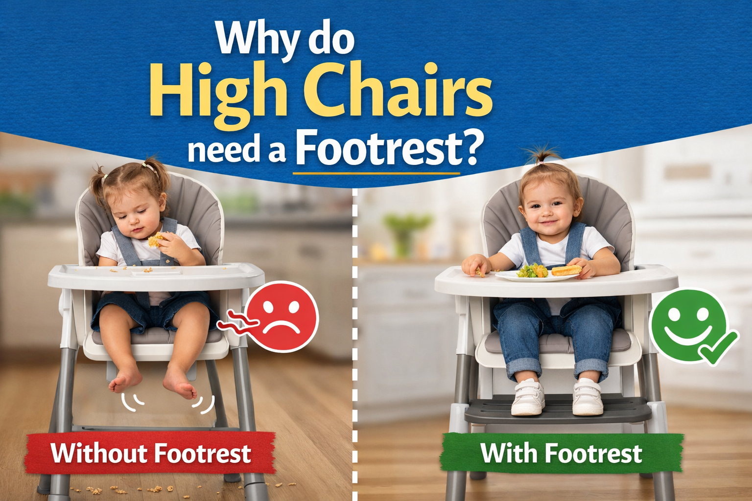 Why do High Chairs need a Footrest? The 60-Second Fit Test Parents Can Use Tonight