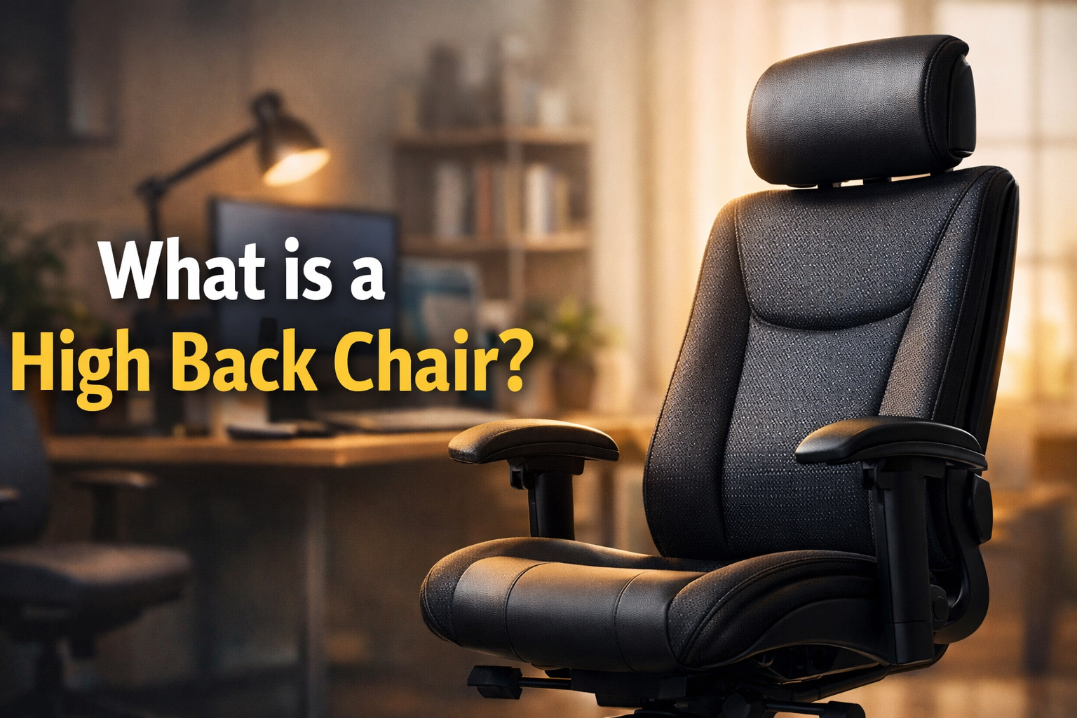 What is a High Back Chair? The 60-Second Fit Test + When It’s Actually Worth It