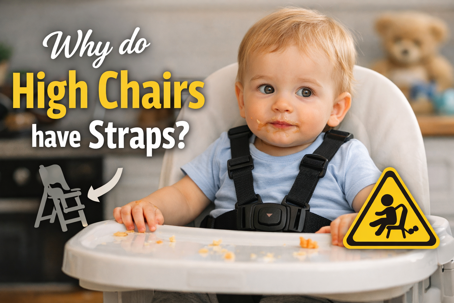 Why do High Chairs have Straps? The 60-Second Safety Logic (Plus the Fit Check Parents Skip)
