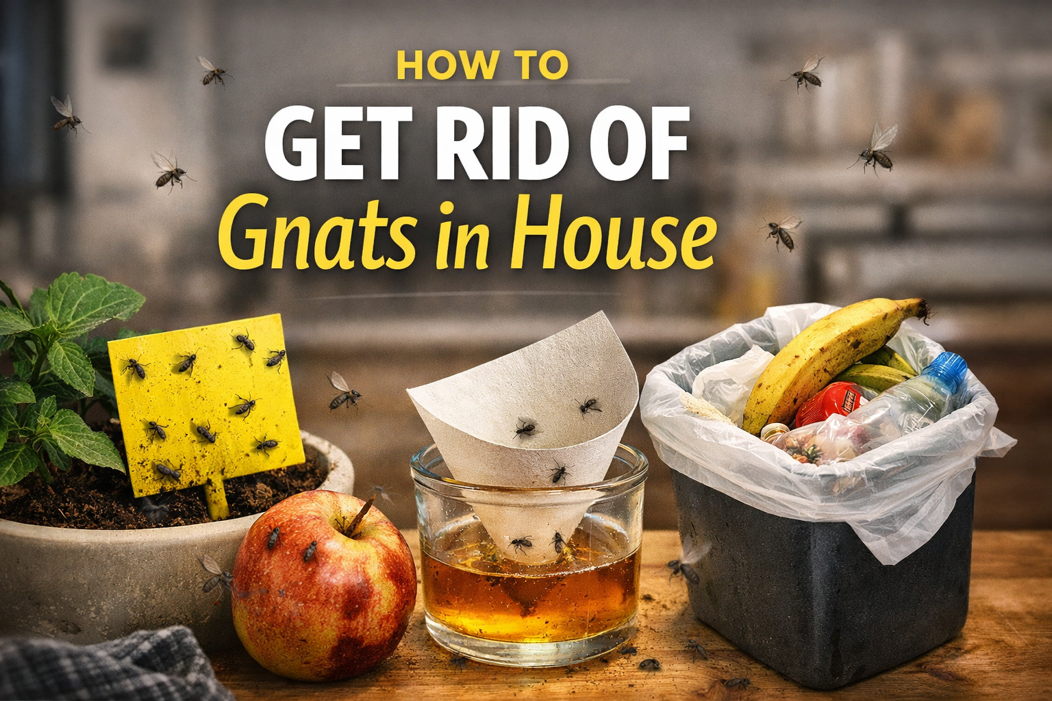 How to Get Rid of Gnats in House Fast: Find the Source, Stop the Swarm, Keep Them Gone
