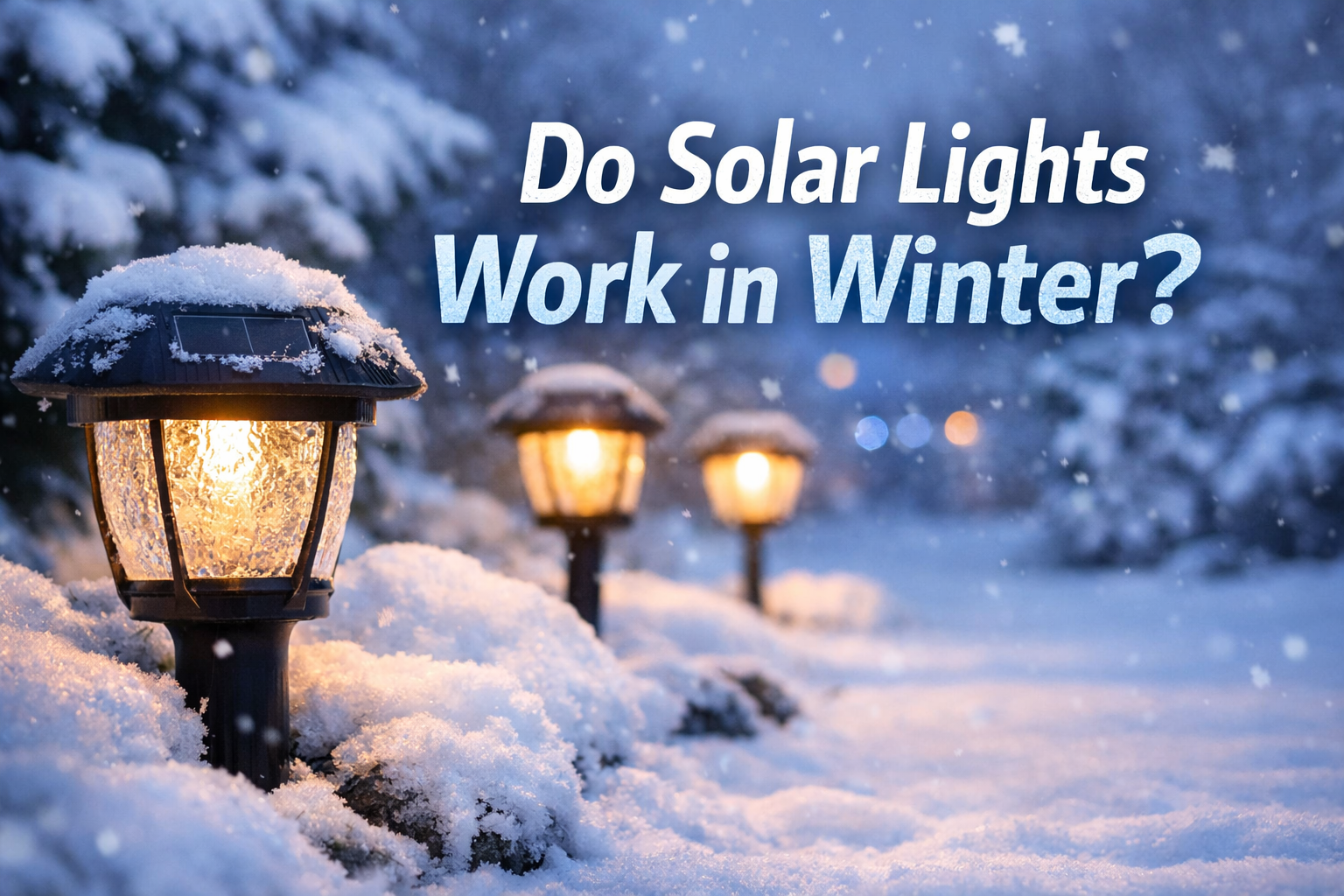 Do Solar Lights Work in Winter? What Actually Happens and How to Make Them Last