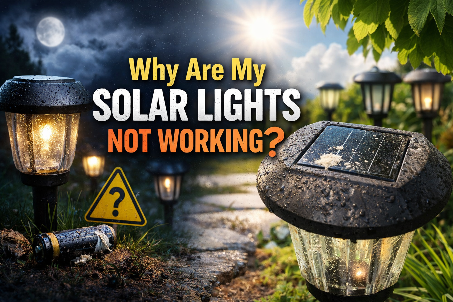 Why Are My Solar Lights Not Working? 9 Fixes That Actually Solve the Problem