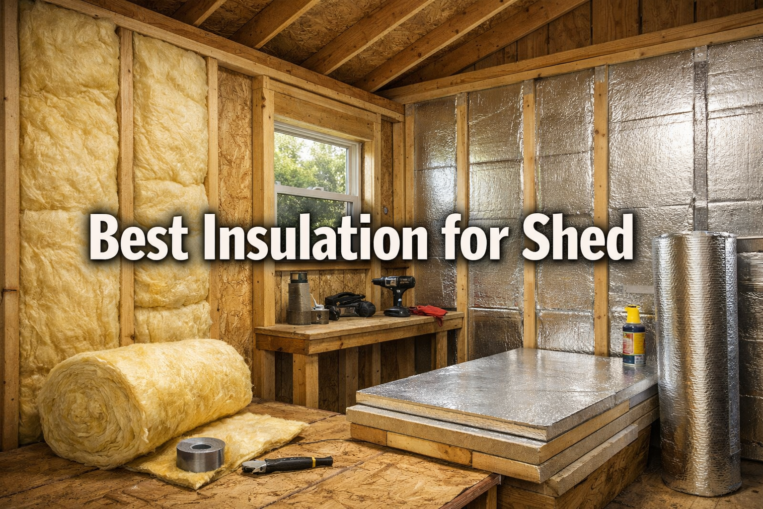 Best Insulation for Shed: 7 Smart Picks to Stay Dry and Warm