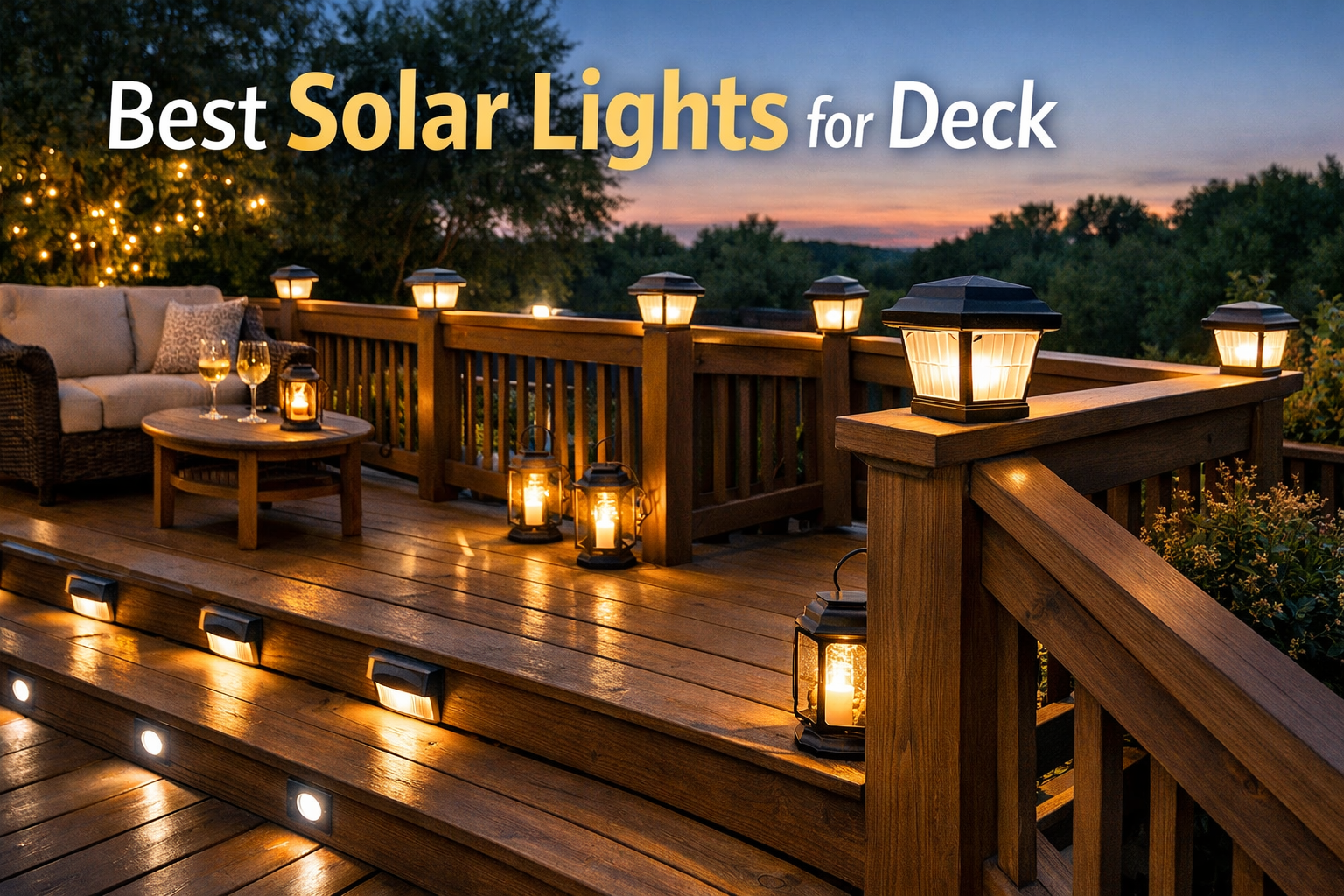 7 Best Solar Lights for Deck Setups That Actually Work